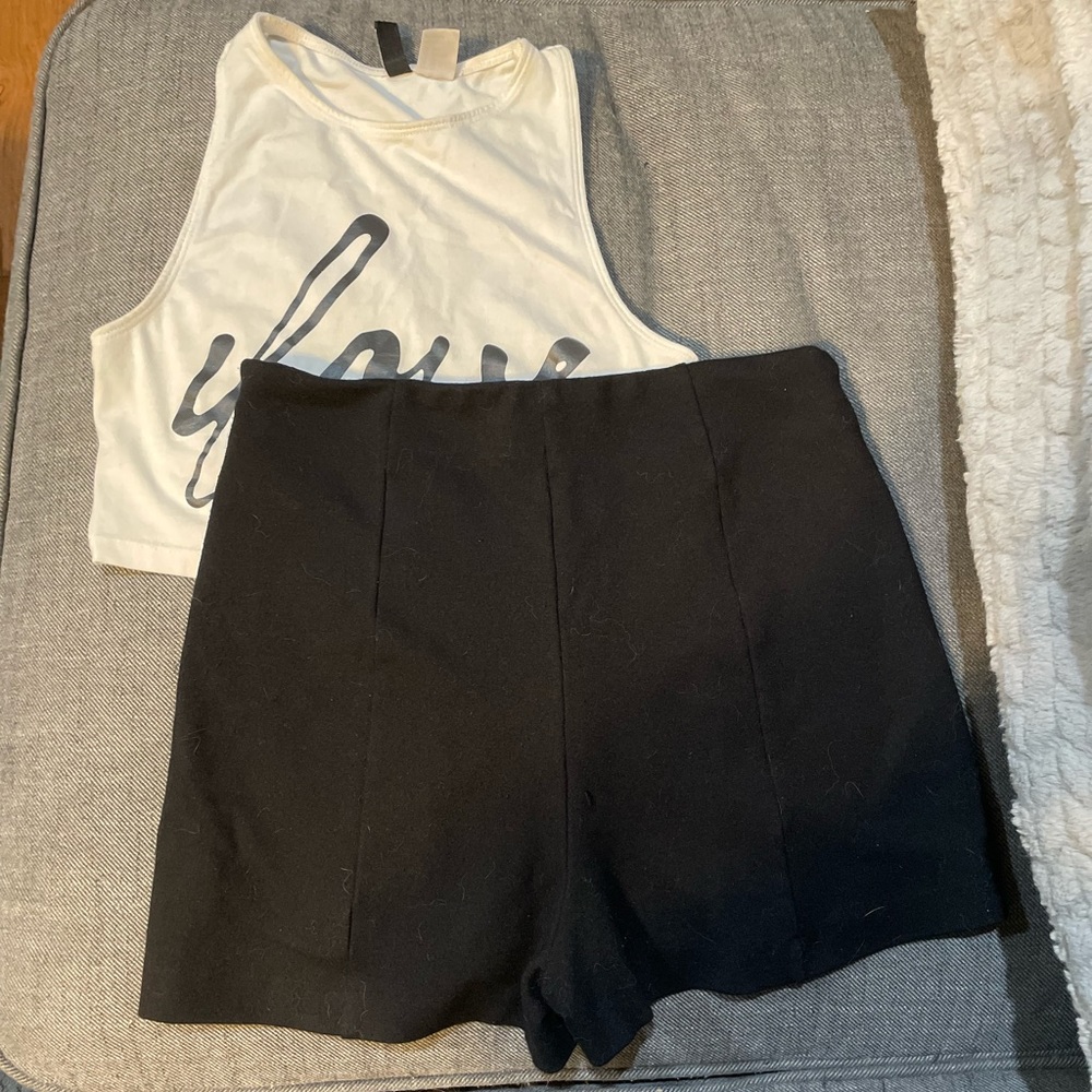 High waisted soft shorts
